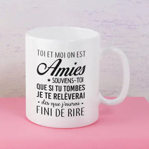 Mug céramique - Toi et moi on est amies