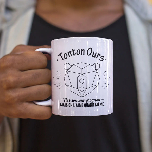 Mug céramique - Tonton Ours, parfois grognon