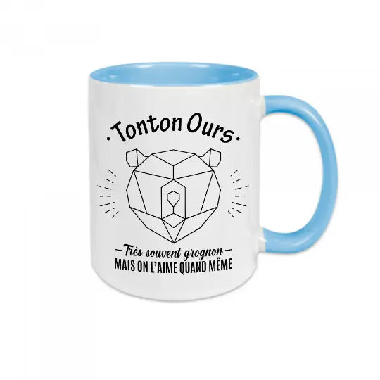 Mug céramique - Tonton Ours, parfois grognon