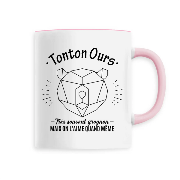 Mug céramique - Tonton Ours, parfois grognon