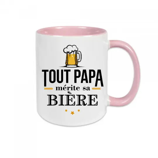 Mug céramique - Tout papa mérite sa bière