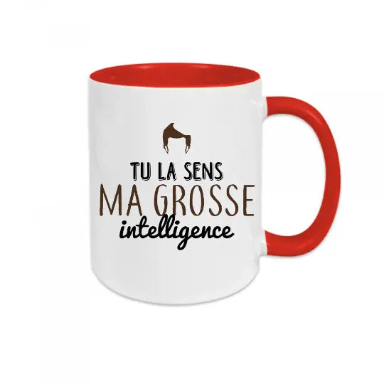 Mug céramique - Tu la sens ma grosse intelligence