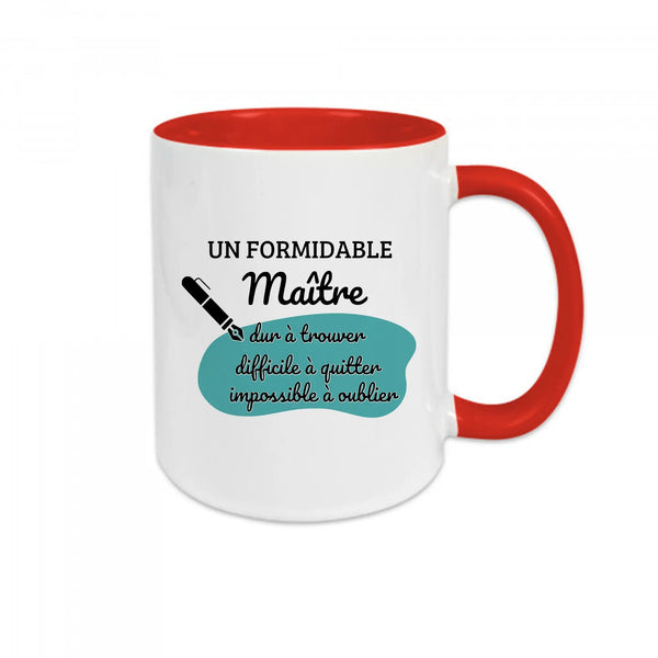 Mug céramique - Un formidable maître Encre et Créations