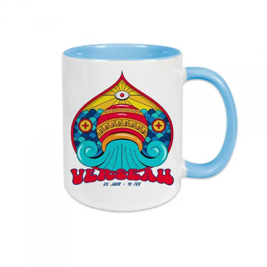 Mug céramique - Verseau signe astrologique