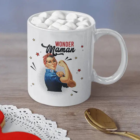 Mug céramique - Wonder maman