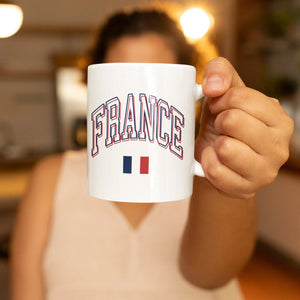 Mug céramique imprimé FRANCE Encre et Créations