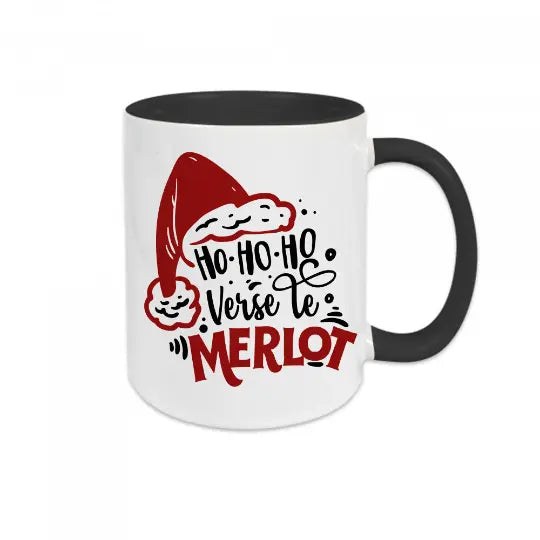 Mug céramique imprimé Ho ho ho verse le merlot Encre et Créations