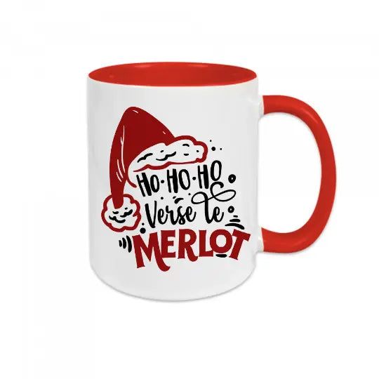 Mug céramique imprimé Ho ho ho verse le merlot Encre et Créations