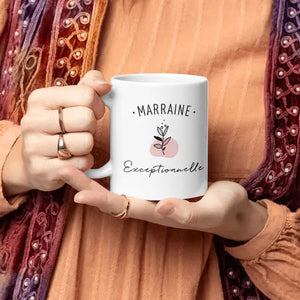 Mug céramique Marraine exceptionnelle