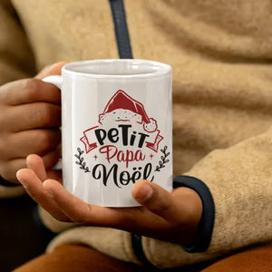 Mug céramique imprimé Petit papa Noël Encre et Créations