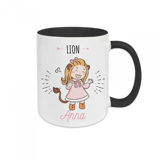 Mug céramique imprimé personnalisable, Signe Astrologique, avec signe et prénom de votre choix