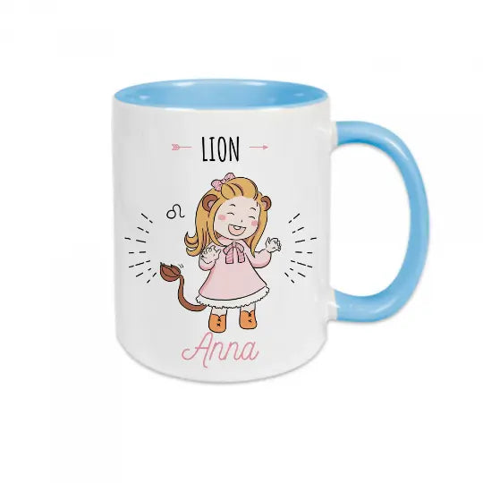 Mug céramique imprimé personnalisable, Signe Astrologique, avec signe et prénom de votre choix