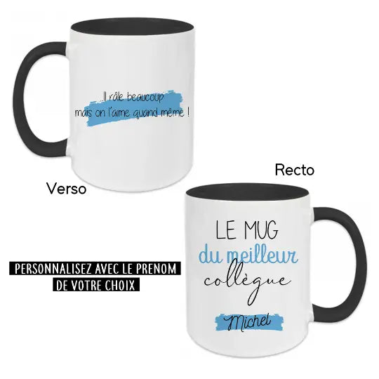 Mug céramique personnalisable Le mug du meilleur collègue