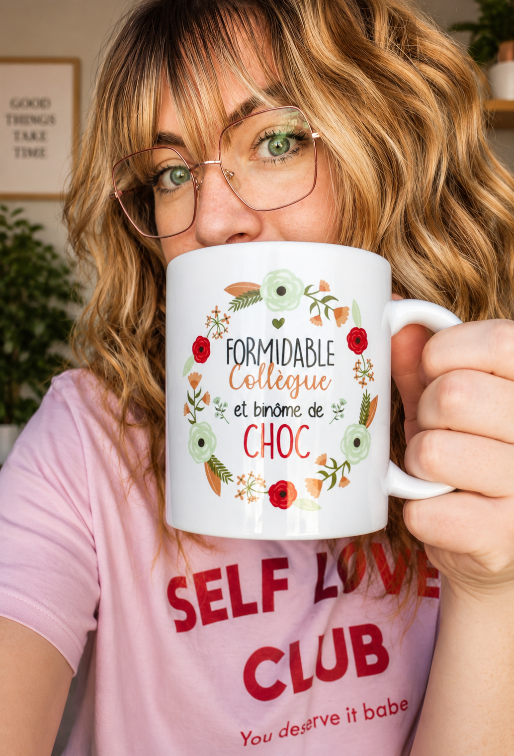 Mug céramique Formidable collègue et binôme de choc