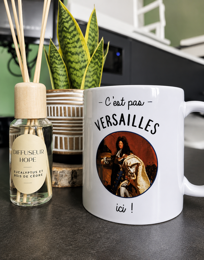 Mug céramique C'est pas Versailles ici