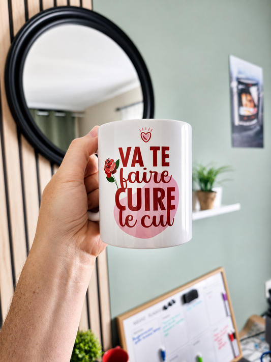 Mug céramique Va te faire cuire le cul