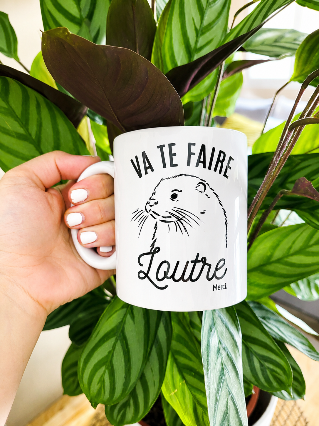 Mug céramique Va te faire loutre merci
