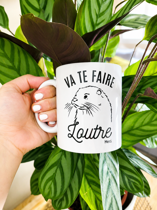 Mug céramique Va te faire loutre merci