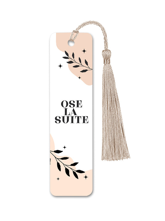 Marque-page Ose la suite Encre et Créations