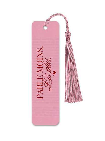 Marque-page Parle moins, lis plus Encre et Créations