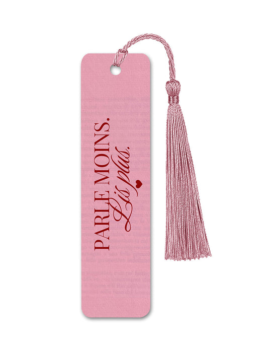Marque-page Parle moins, lis plus Encre et Créations