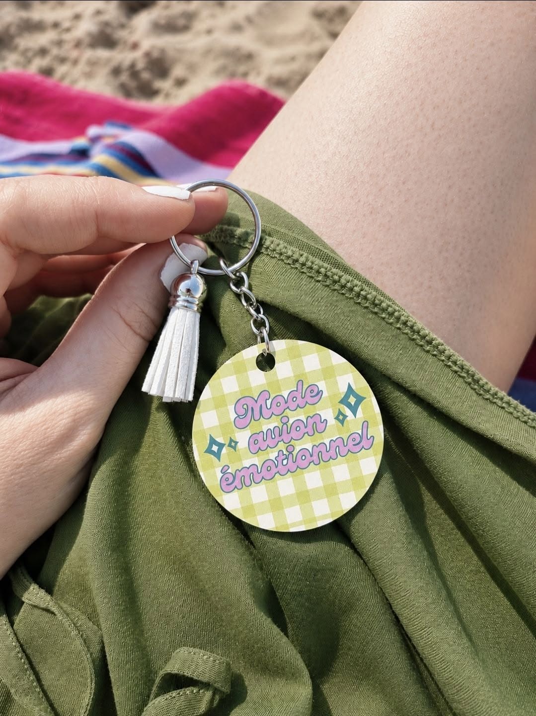 Porte-clés Mode avion émotionnel