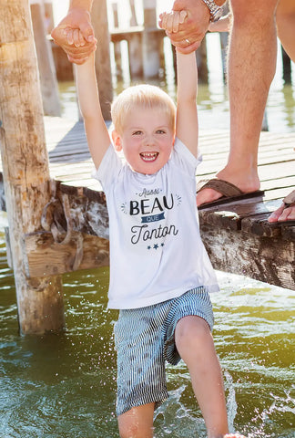 T-shirt enfant Aussi beau que tonton