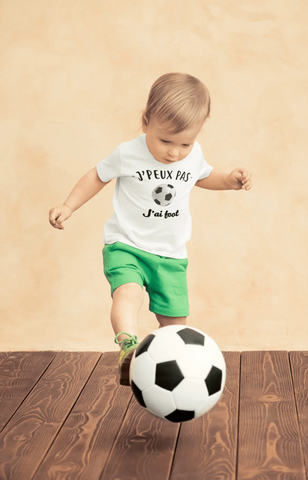 T-shirt enfant - J'peux pas j'ai foot TPOP