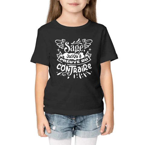 T-shirt enfant Sage jusqu'à preuve du contraire