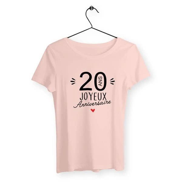 T-shirt femme 20 Ans Joyeux Anniversaire