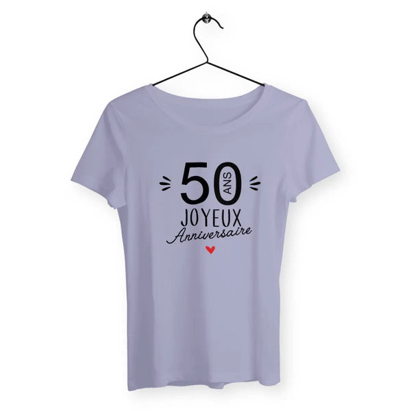 T-shirt femme 50 Ans Joyeux Anniversaire