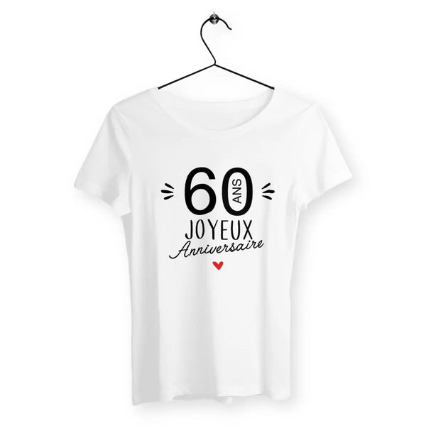 T-shirt femme 60 Ans Joyeux Anniversaire