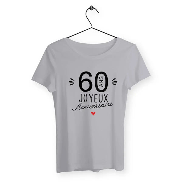 T-shirt femme 60 Ans Joyeux Anniversaire