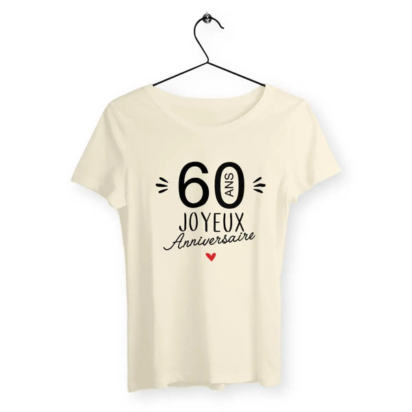 T-shirt femme 60 Ans Joyeux Anniversaire