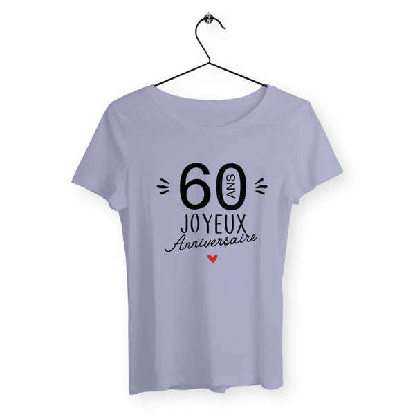 T-shirt femme 60 Ans Joyeux Anniversaire