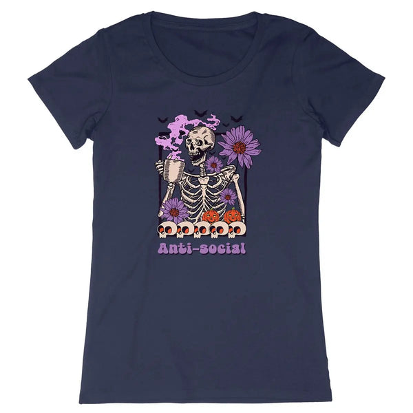 T-shirt femme Anti-social