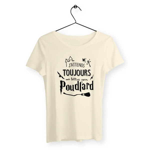 T-shirt femme J'attends toujours ma lettre pour Poudlard