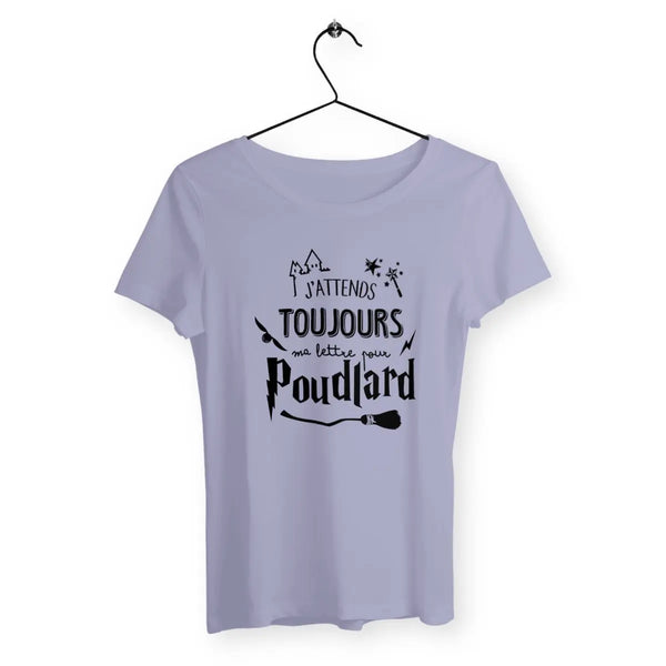 T-shirt femme J'attends toujours ma lettre pour Poudlard