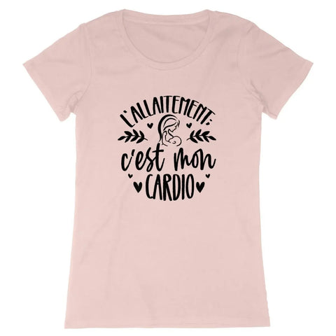 T-shirt femme L'allaitement c'est mon cardio