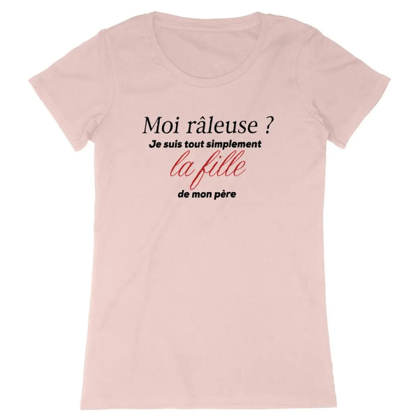 T-shirt femme Je suis tout simplement la fille de mon père