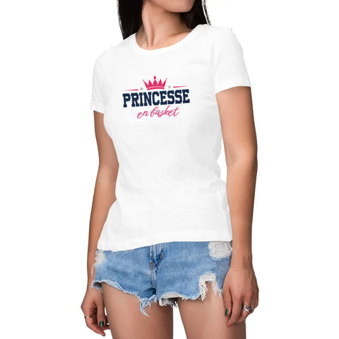 T-shirt femme Princesse en basket