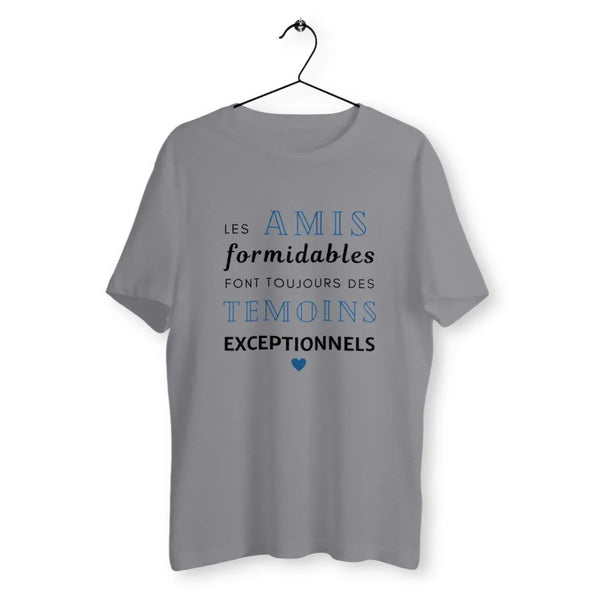 T-shirt homme Les amis formidables font toujours des témoins exceptionnels