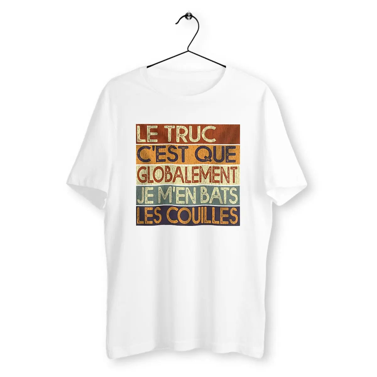 T-shirt homme Globalement je m'en bats les couilles