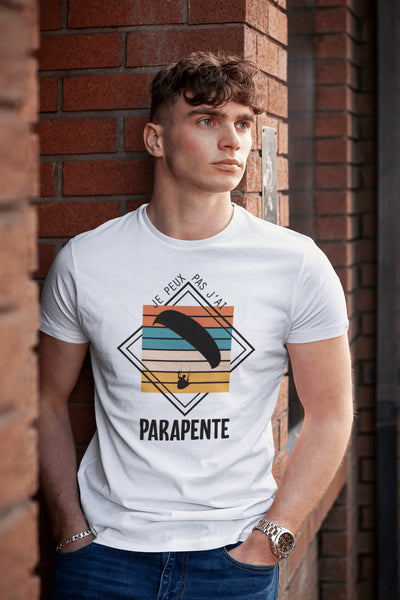 T-shirt homme - J'peux pas j'ai parapente