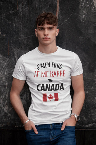 T-shirt homme - Je me barre au Canada