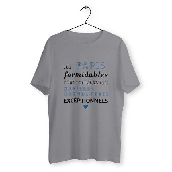 T-shirt homme Les papis formidables font toujours des arrières grands-pères exceptionnels