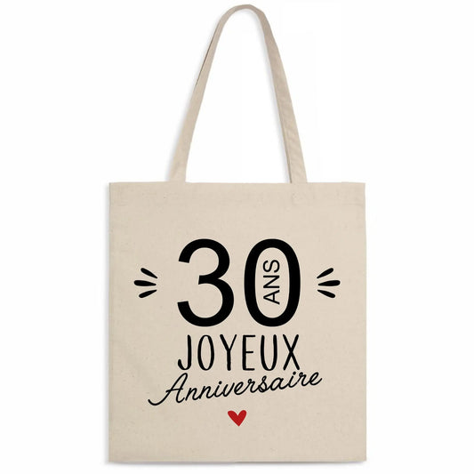 Totebag 30 Ans Joyeux Anniversaire