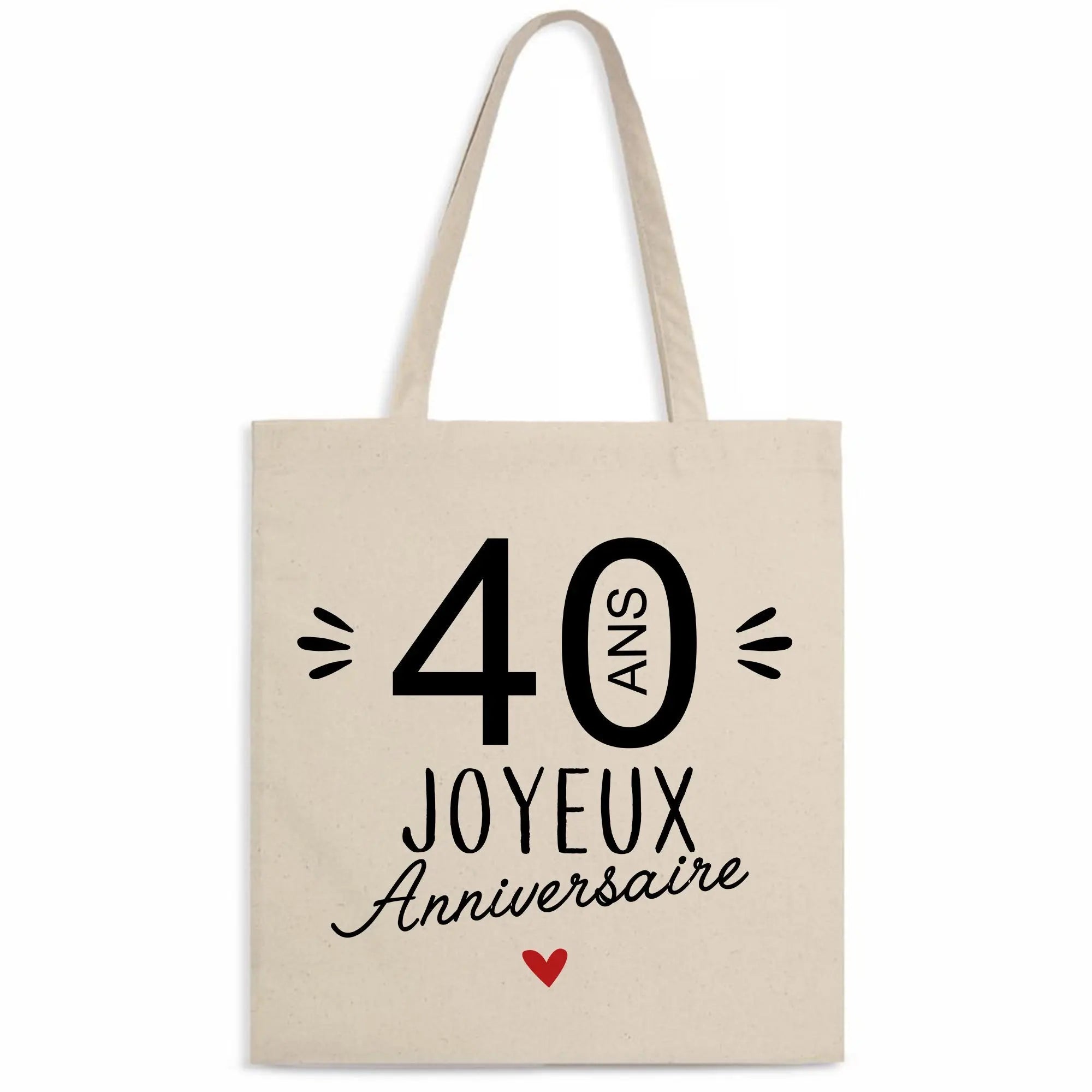 Totebag 40 Ans Joyeux Anniversaire