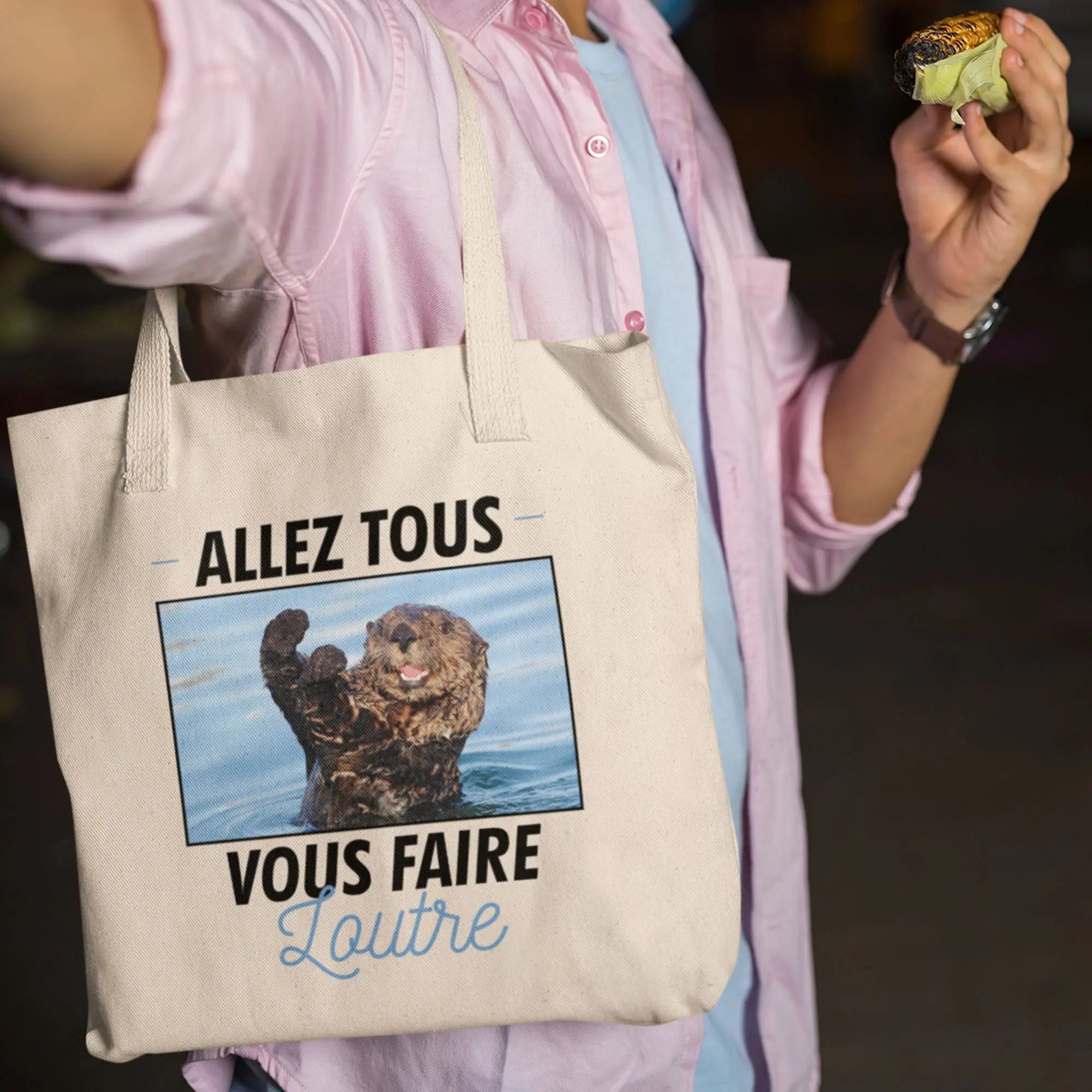 Totebag Allez tous vous faire loutre