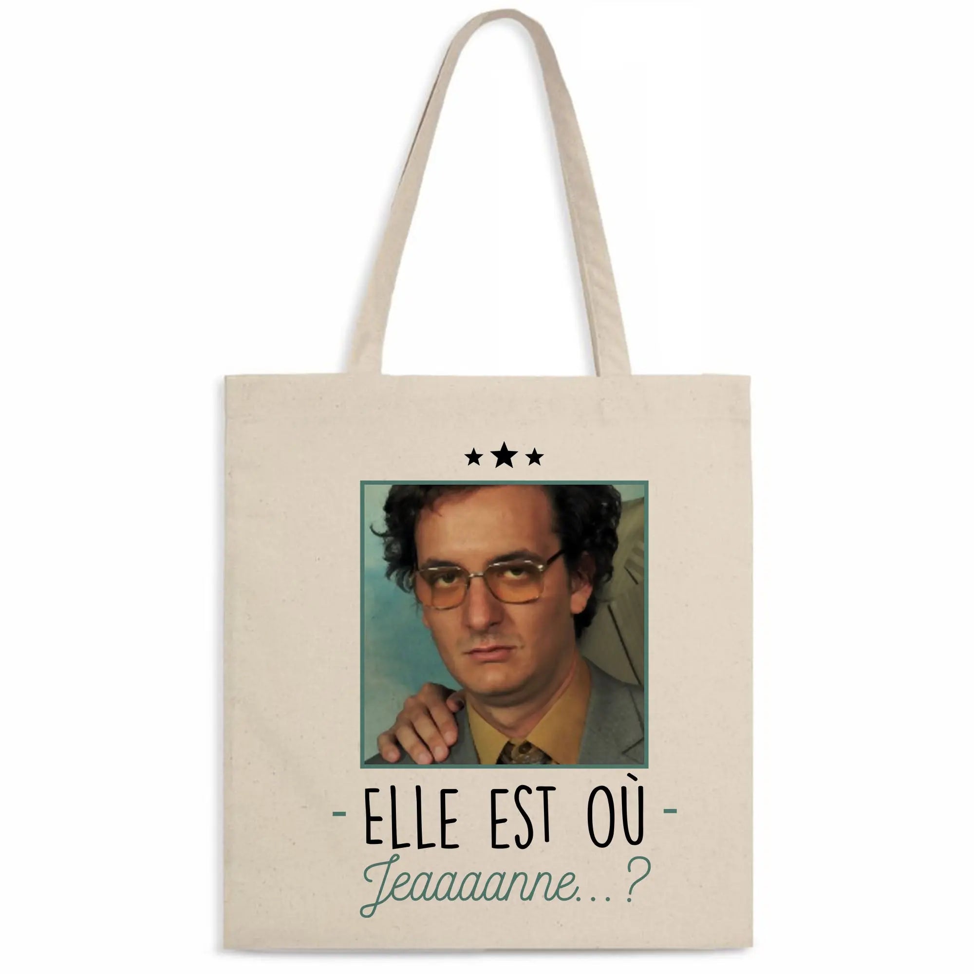 Totebag Elle est où Jeanne